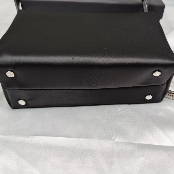 Alexander Wang heiress satin pouch with crystal logo - Picture 9 of 11